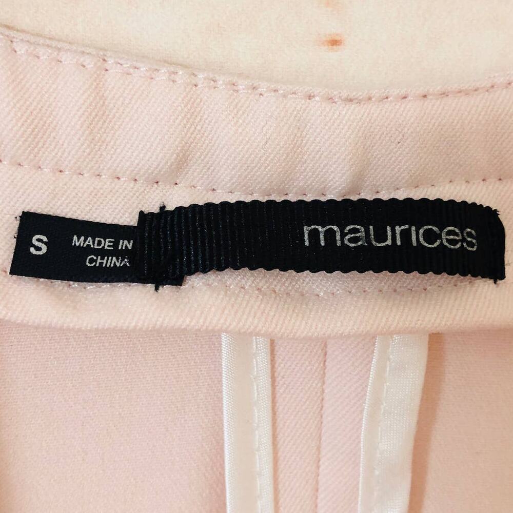Maurices SMALL Bead Detail Front Hook Closure Short Blazer - Picture 6 of 11
